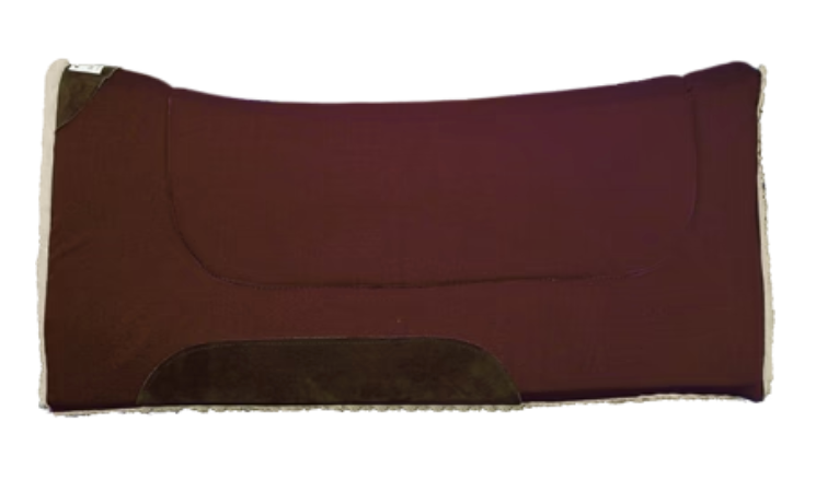 Diamond Wool Contoured Comfort Cutter Saddle Pad