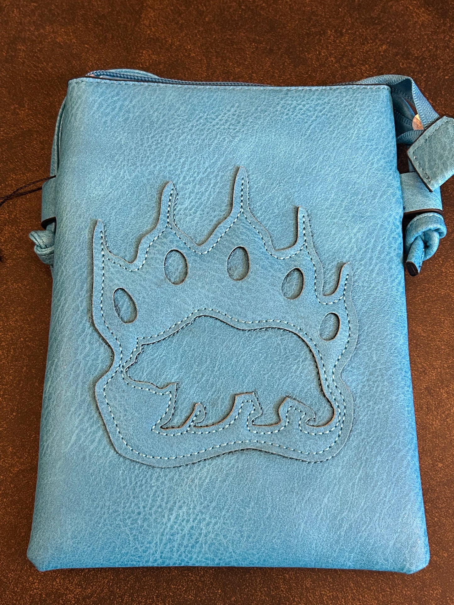 Bear Paw Crossbody Bag — Faux Leather