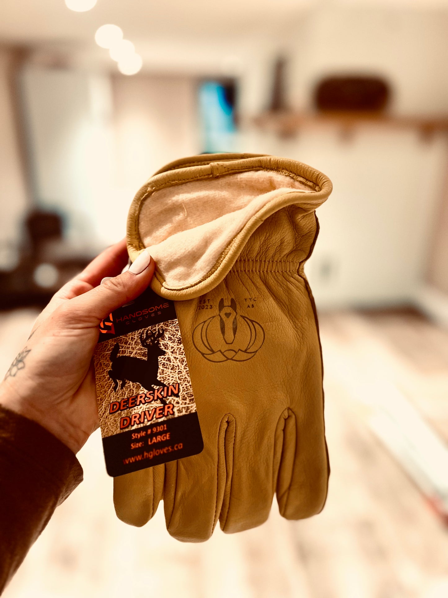 Igniting Souls Deerskin Leather Gloves