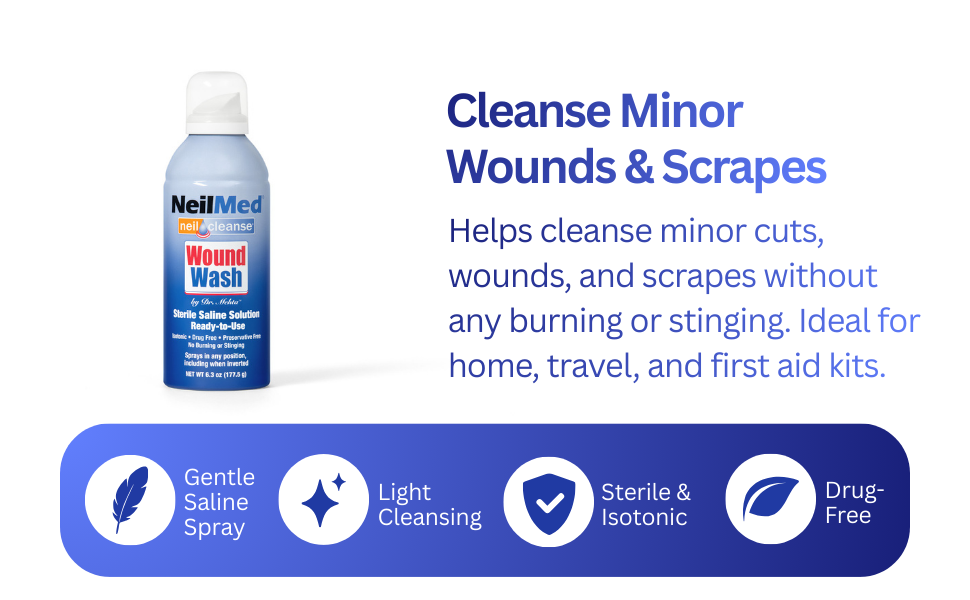 NeilMed Antiseptic Wound Wash