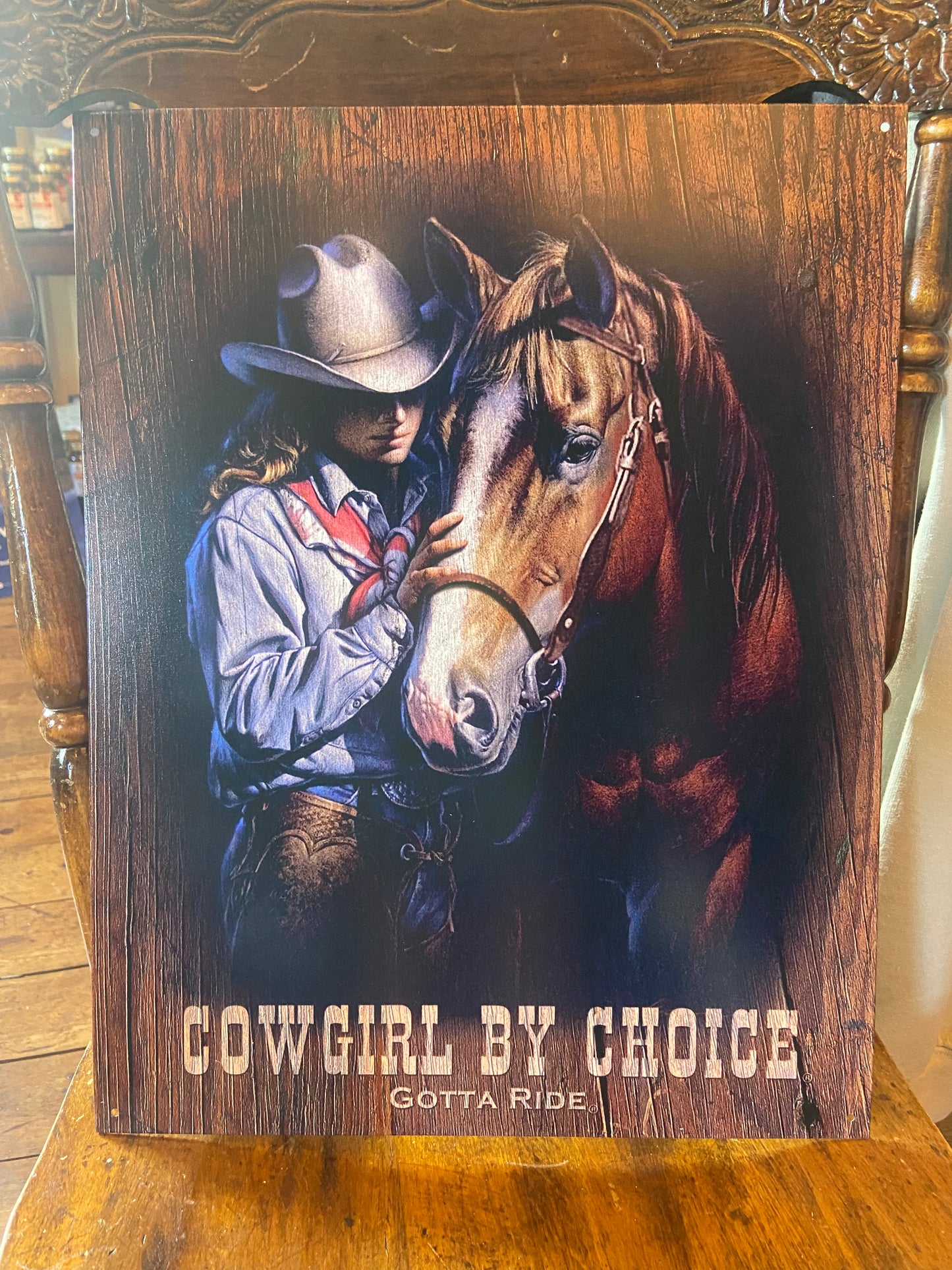Vintage Western Tin Signs