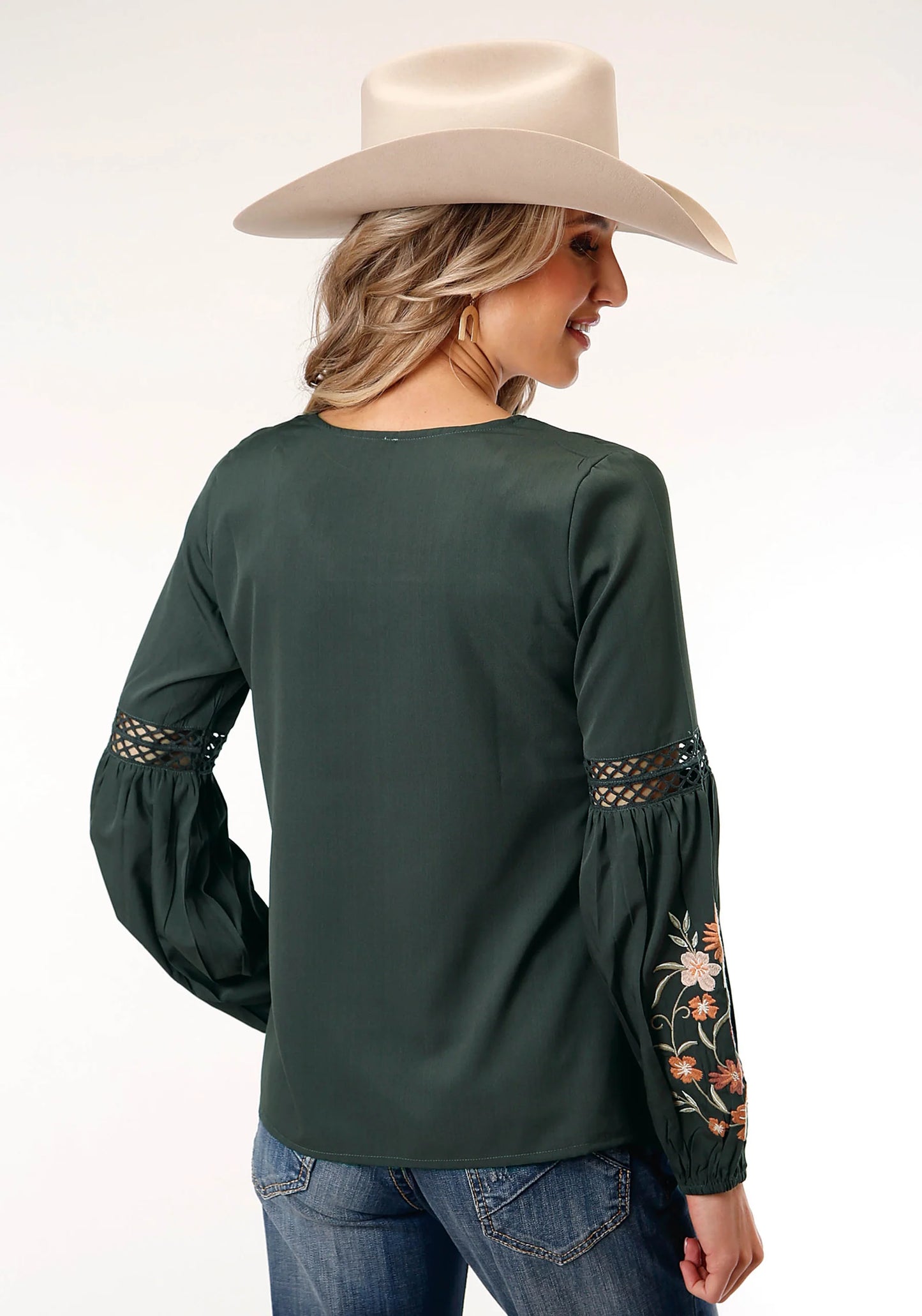 ROPER Ladies Poly Crepe Blouse