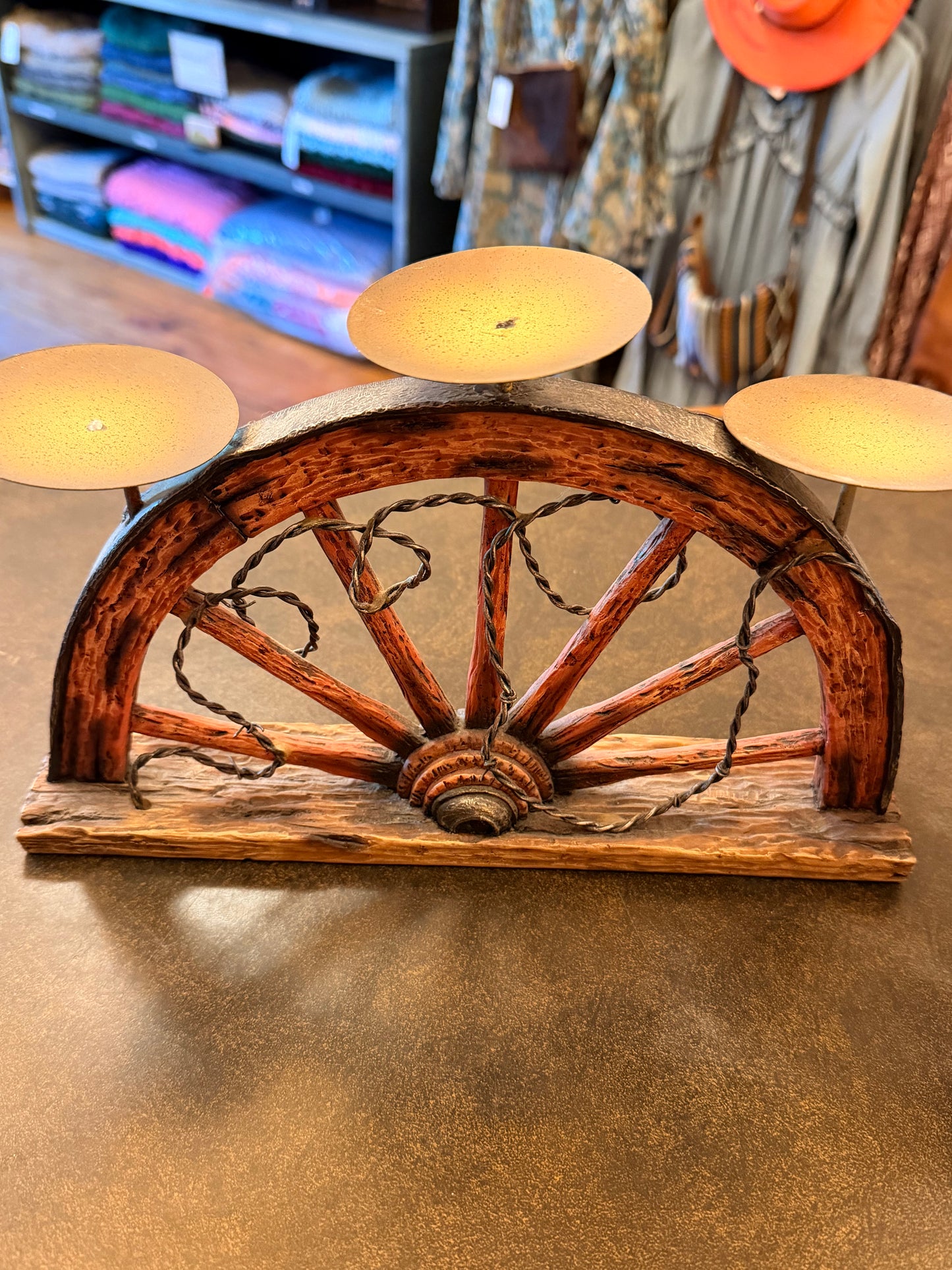 Vintage Western Candle Holders