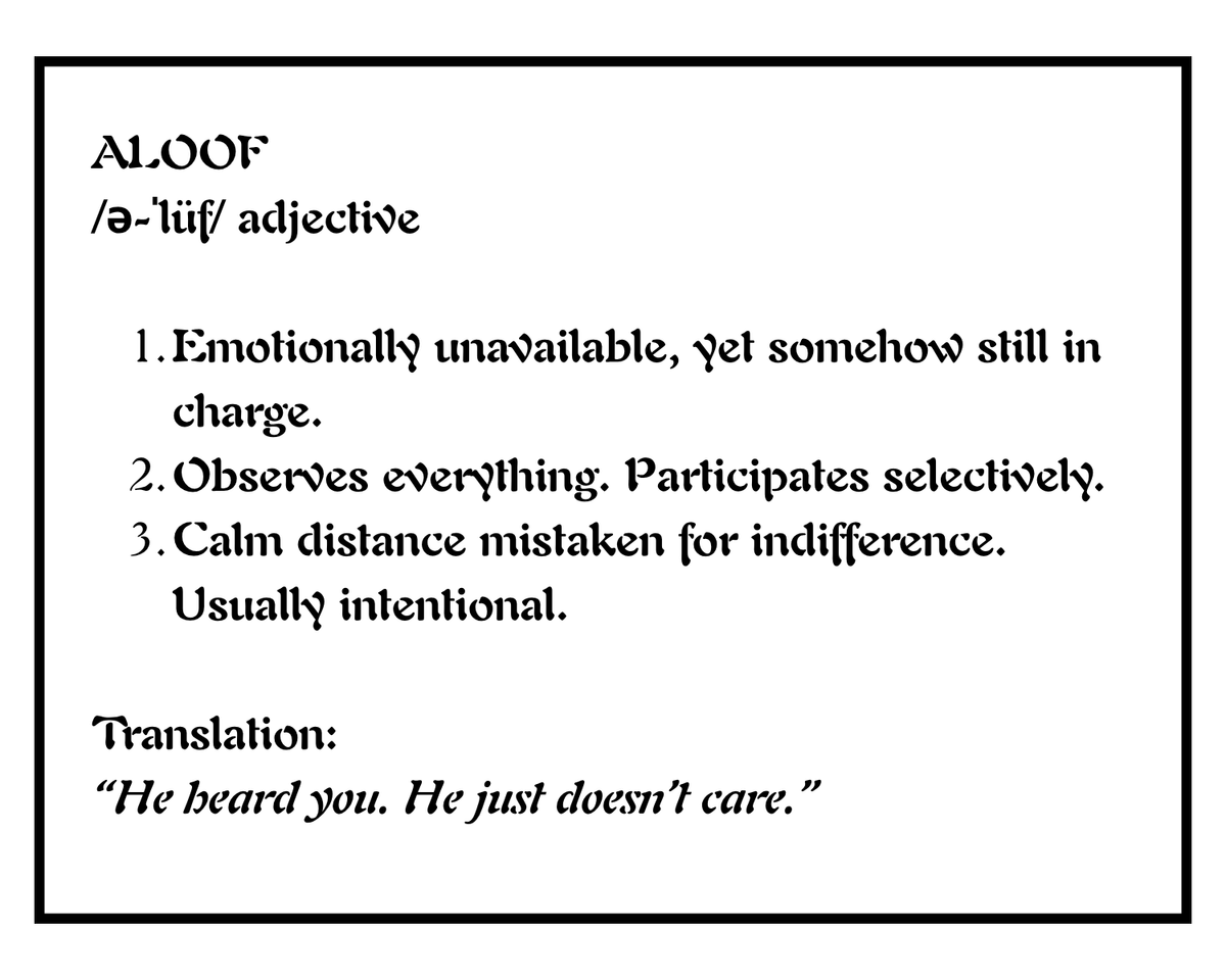 ALOOF Hat – Status Label Collection