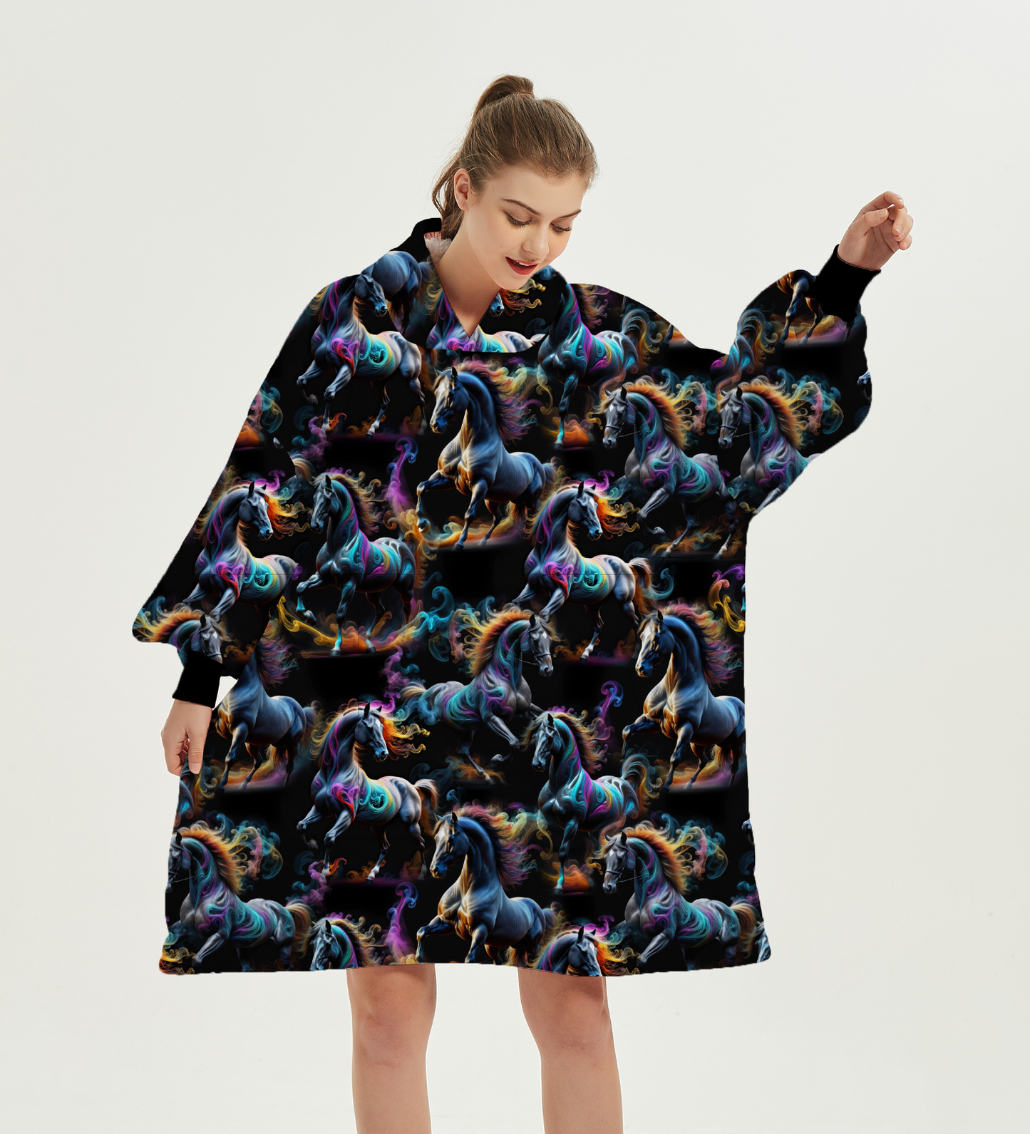 Rainbow Fire Horses Wanket™