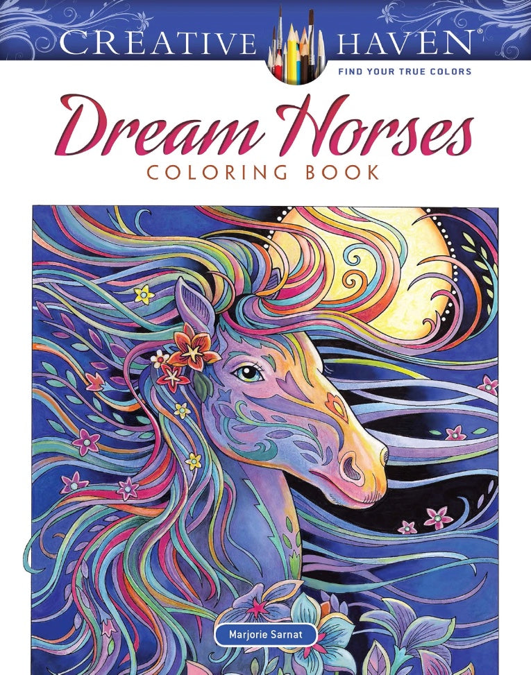 Dream Horses Coloring Book