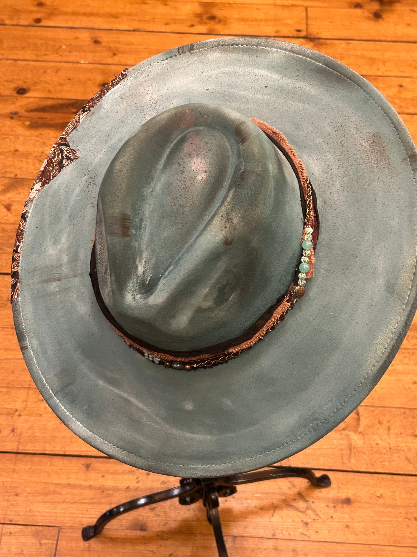 Mane & Feather Pyrography Burned Hats