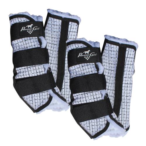Professional’s Choice Fleece-Lined Fly Boots — 4 Pack