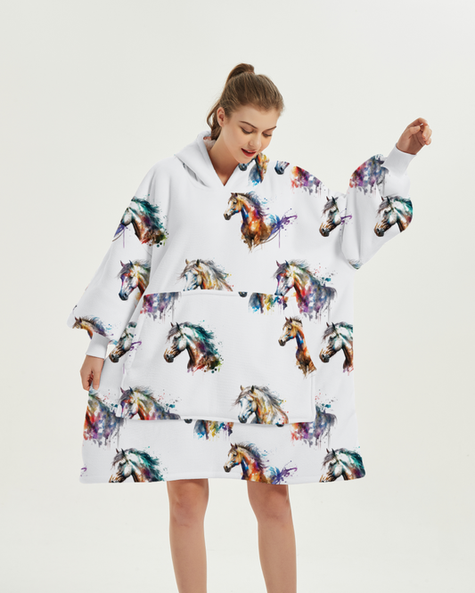 Watercolor Horses Wanket™