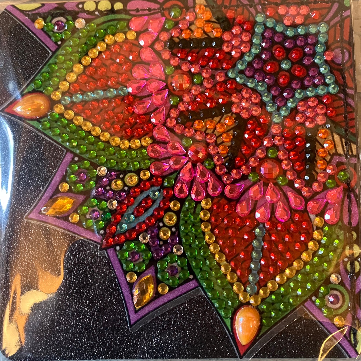 Diamond Art Leather Corner Bookmarks