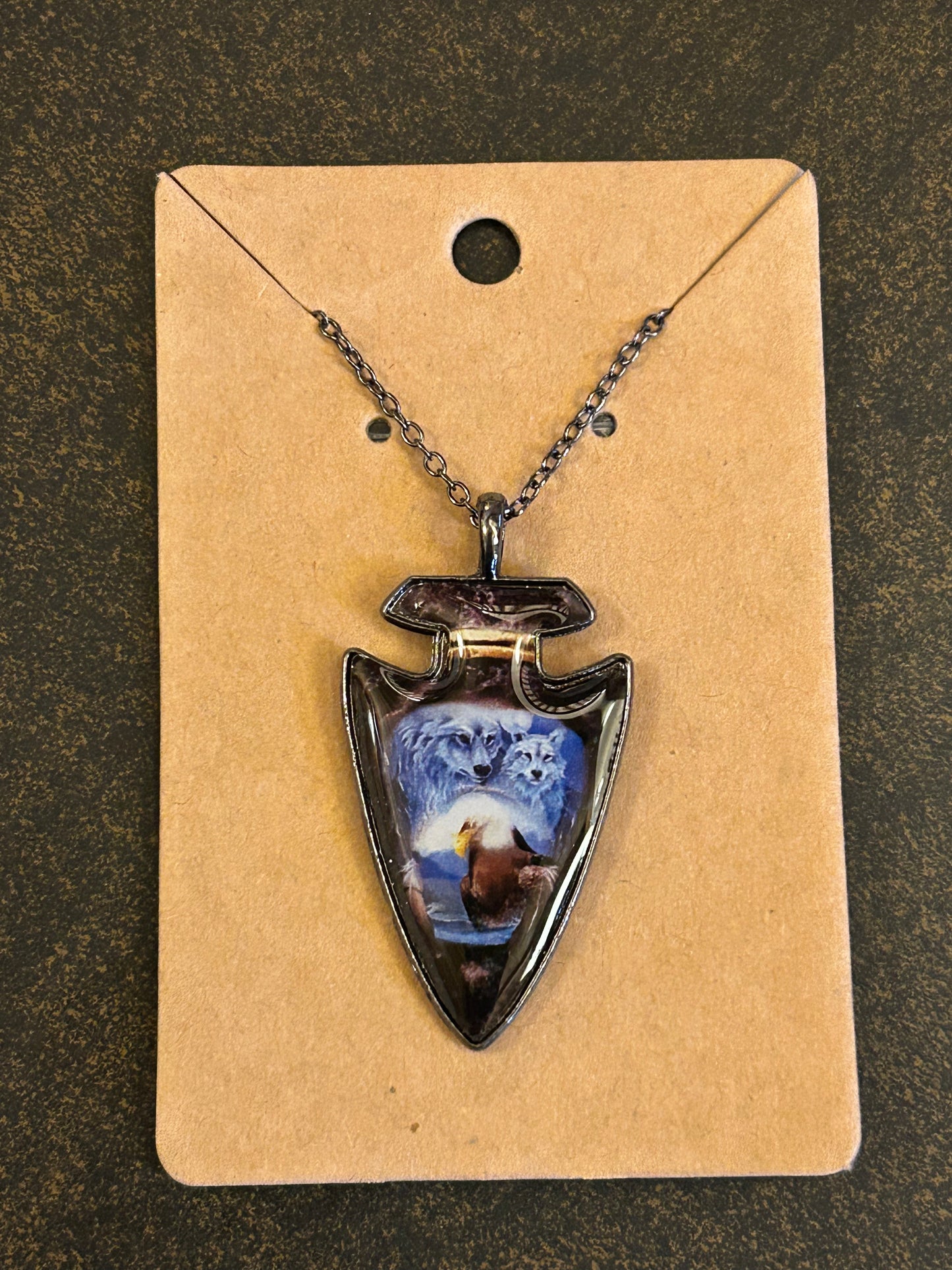 Arrowhead Necklaces by Kokum Daniels of One Arrow Reserve