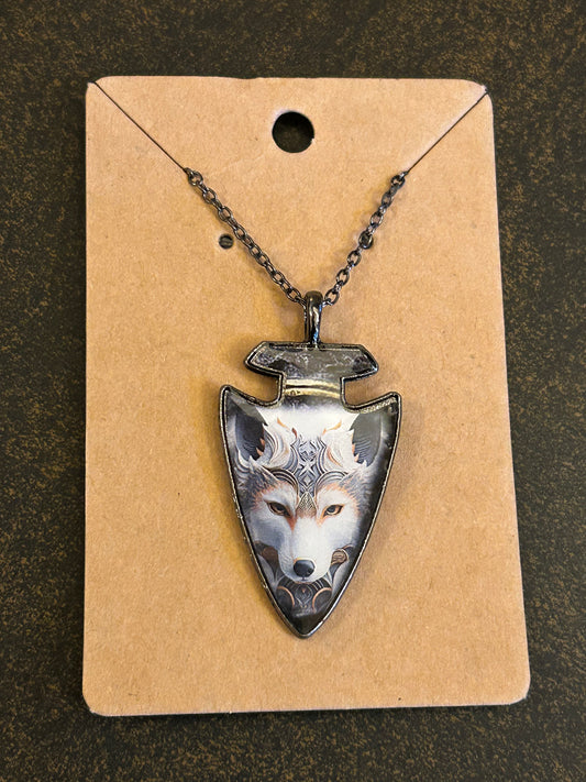 Arrowhead Necklaces by Kokum Daniels of One Arrow Reserve