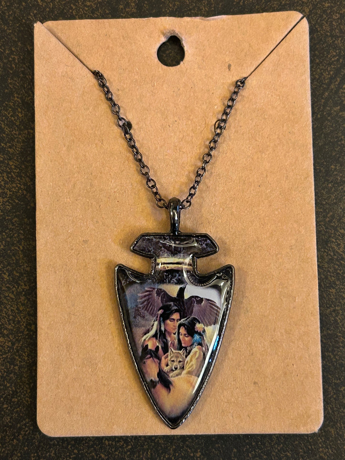 Arrowhead Necklaces by Kokum Daniels of One Arrow Reserve