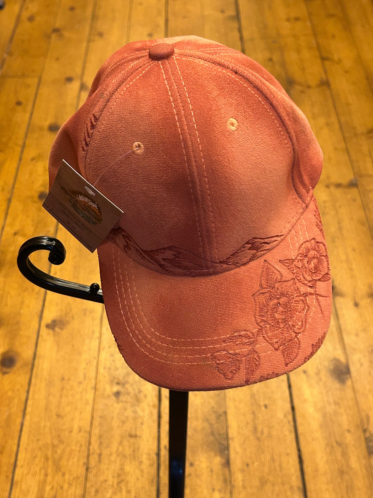 Mane & Feather Pyrography Burned Hats