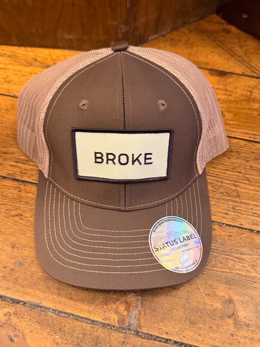 BROKE Hat – Status Label Collection