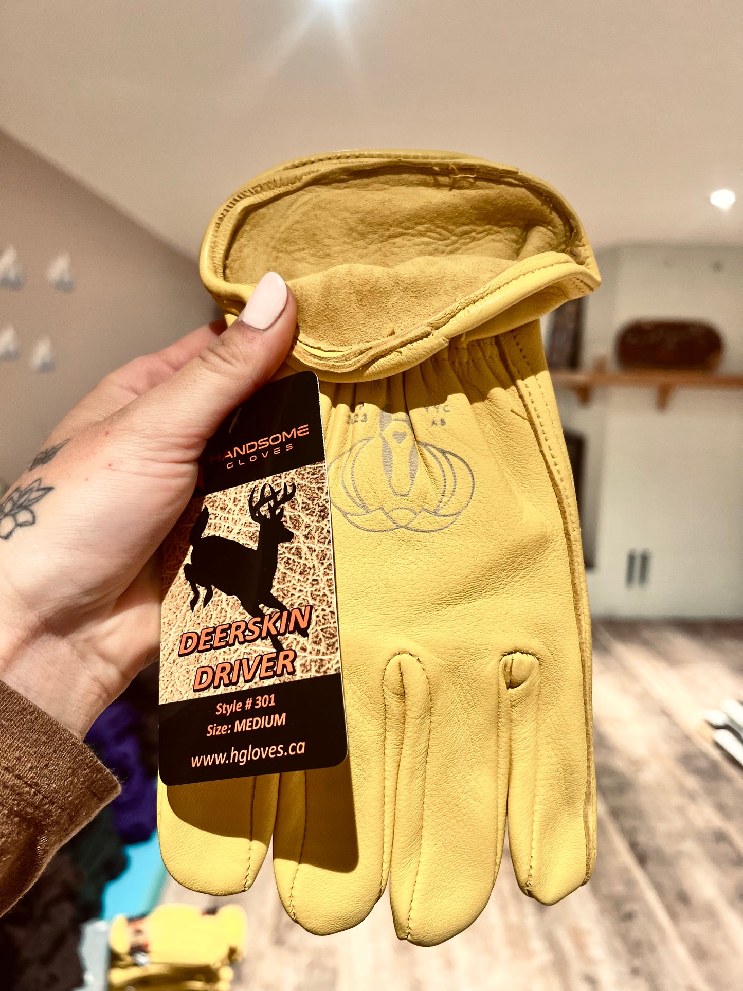 Igniting Souls Deerskin Leather Gloves