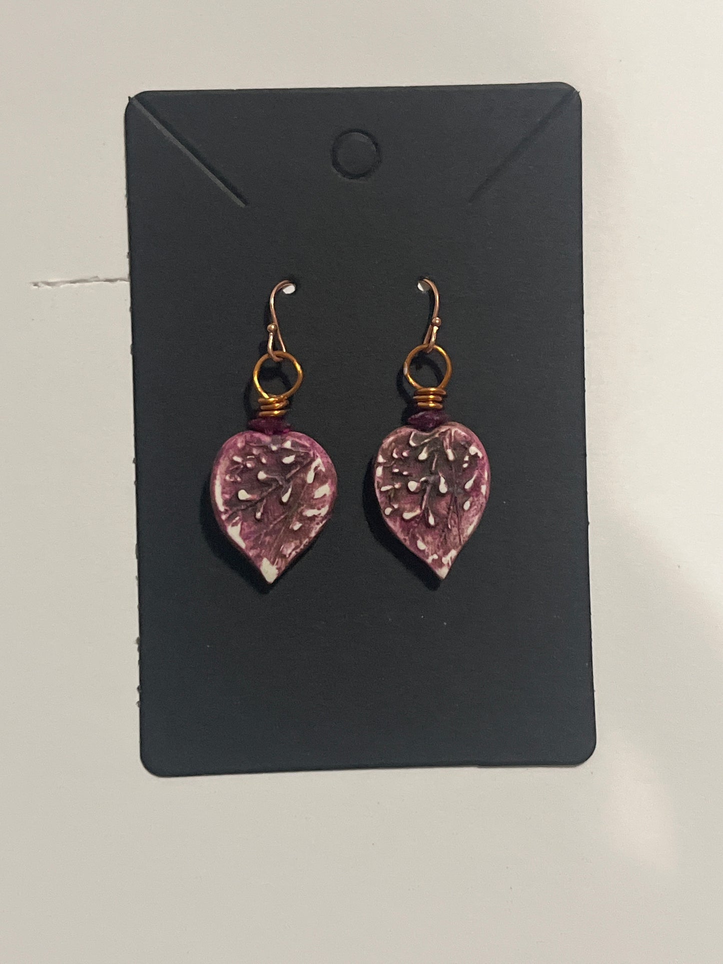 La Plume Noire Copper Dangles