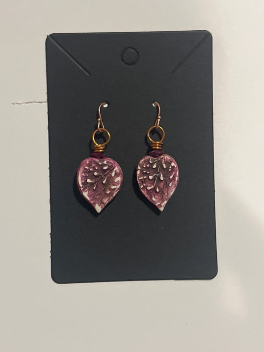La Plume Noire Copper Dangles