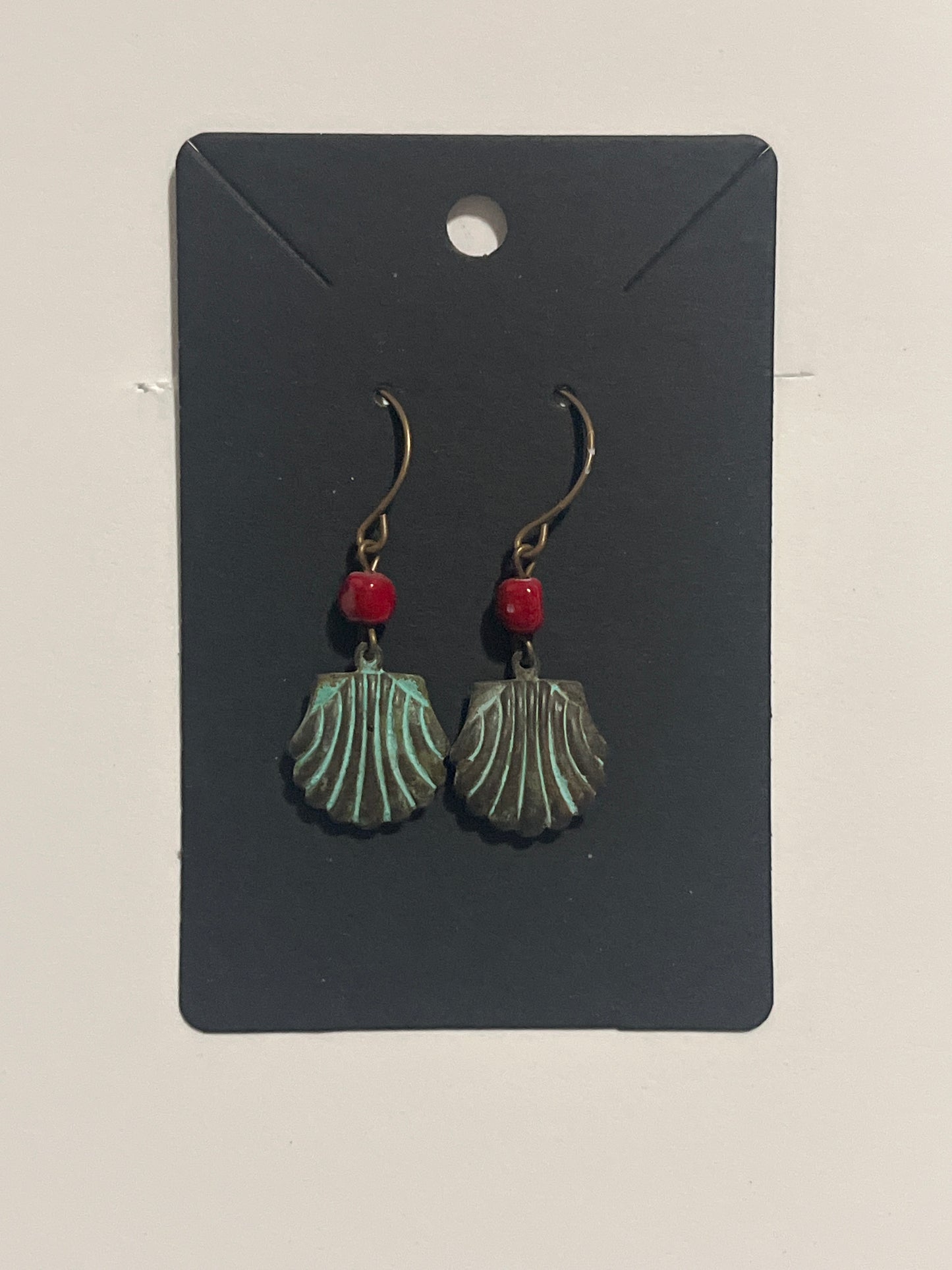 La Plume Noire Verdigris Earrings