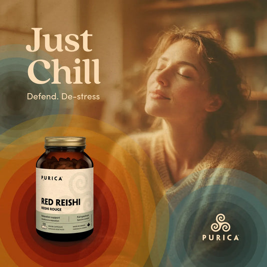 Purica Red Reishi Micronized Mushrooms (Human)