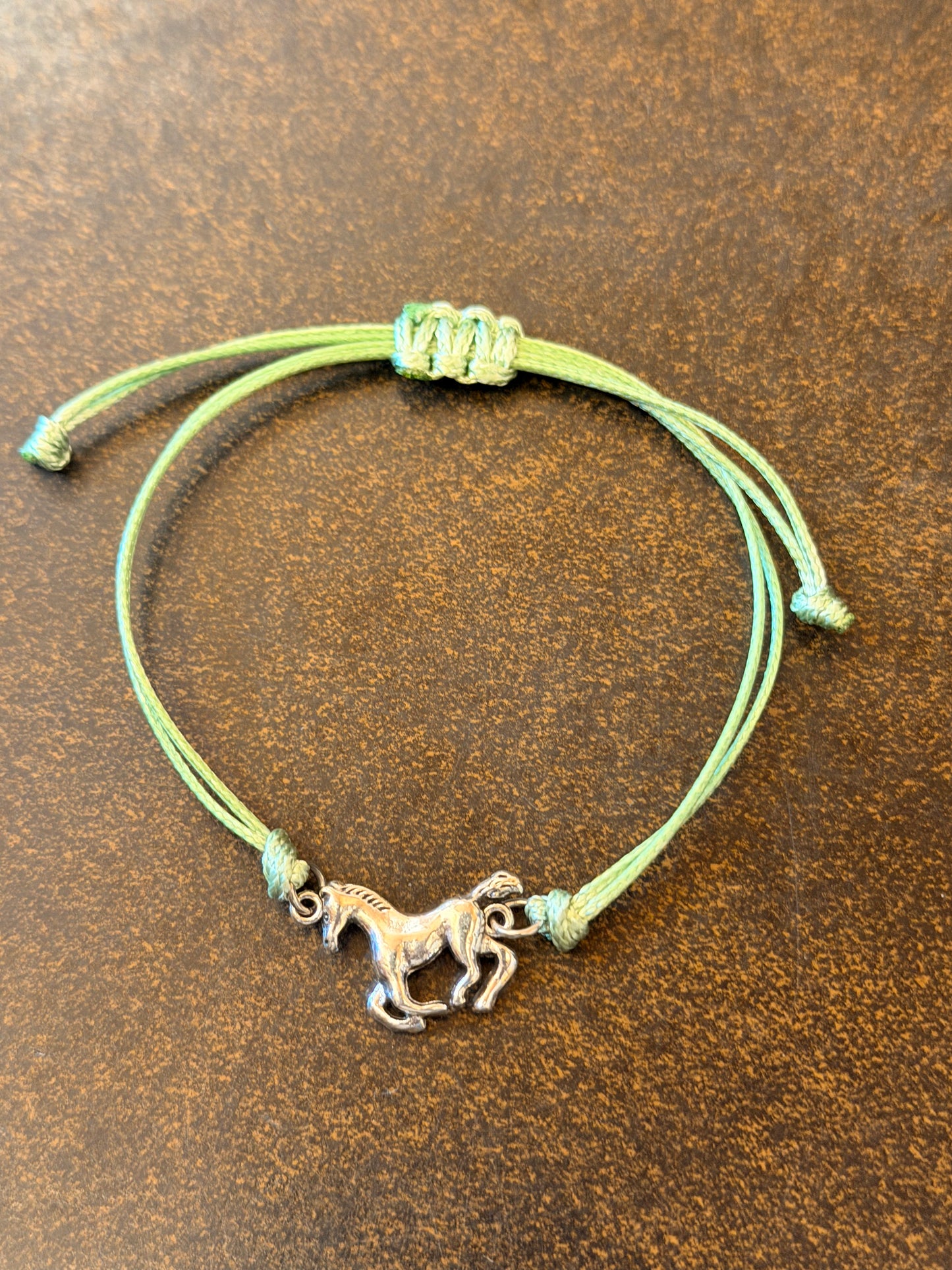 Horse Love Adjustable Rope Bracelets