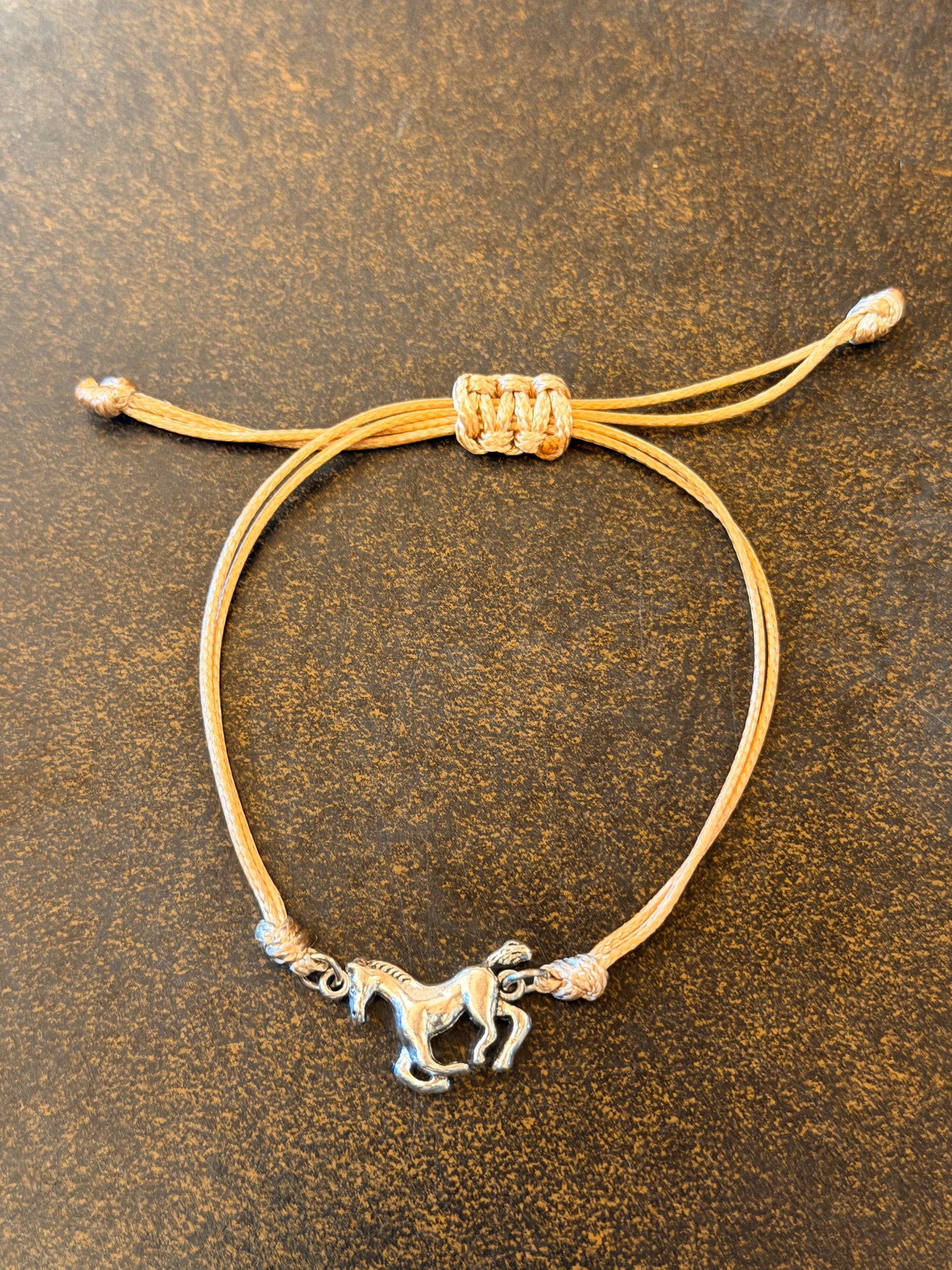 Horse Love Adjustable Rope Bracelets