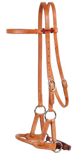 Professional’s Choice Round Leather Nose Side Pull