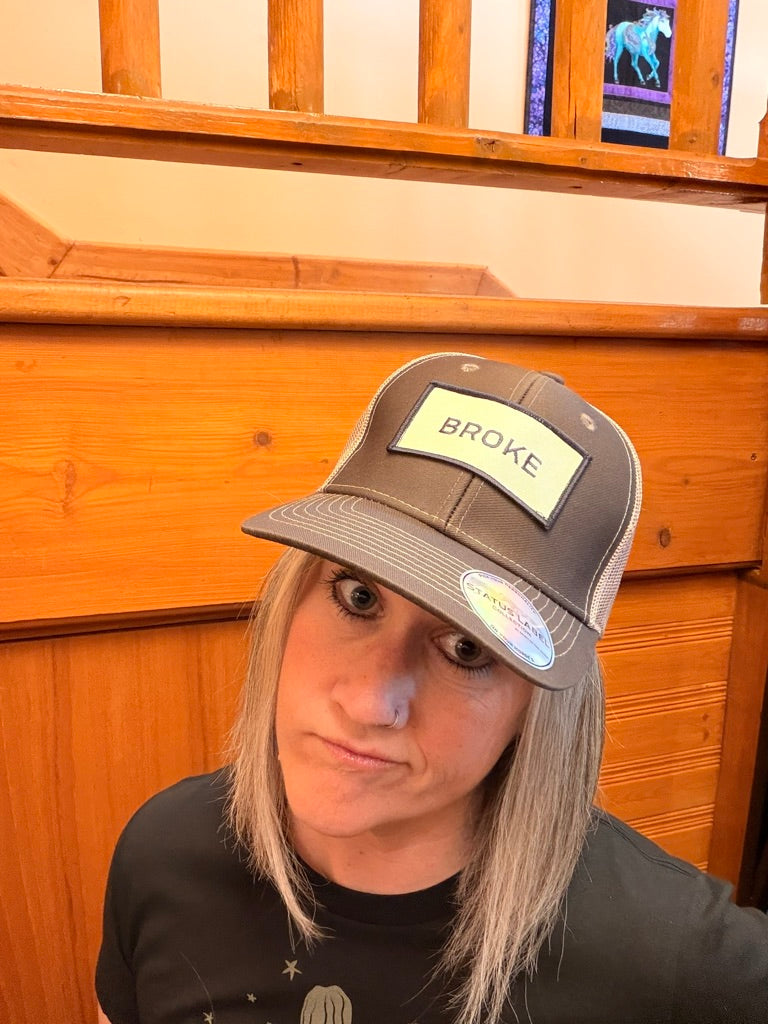BROKE Hat – Status Label Collection