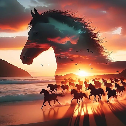 Spirit Horse Diamond Bead Art Kits