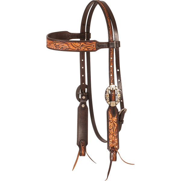 Cashel Two-Tone Browband Headstall