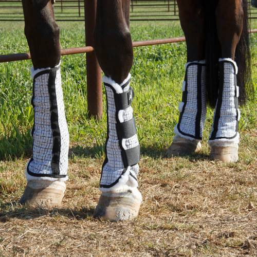 Professional’s Choice Fleece-Lined Fly Boots — 4 Pack