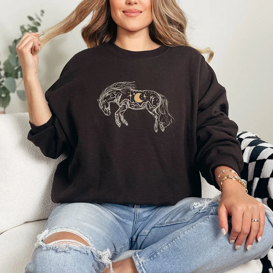 Mane & Feather Crewneck Sweatshirts